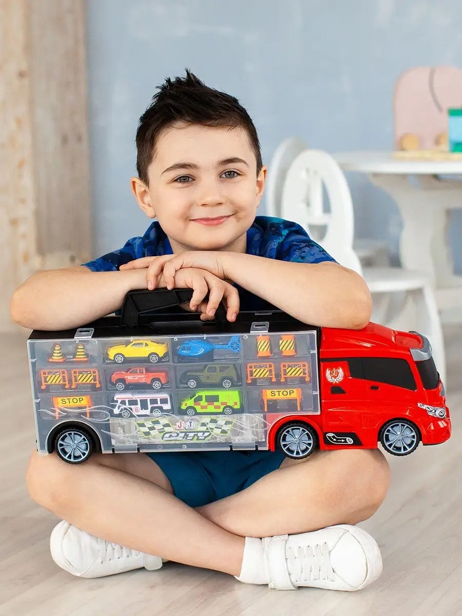 Автовоз Givito Мой город с тоннелем G205-018 - фото 1