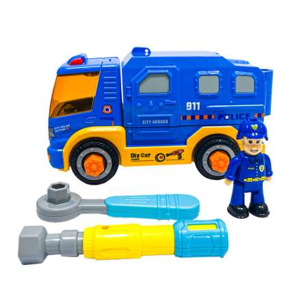 Конструктор SHARKTOYS Полиция сборная игровая модель