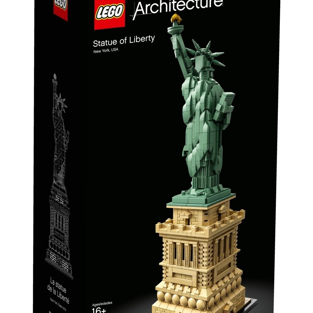 Конструктор LEGO Architecture Статуя Свободы 21042 1685 дет. - фото 3