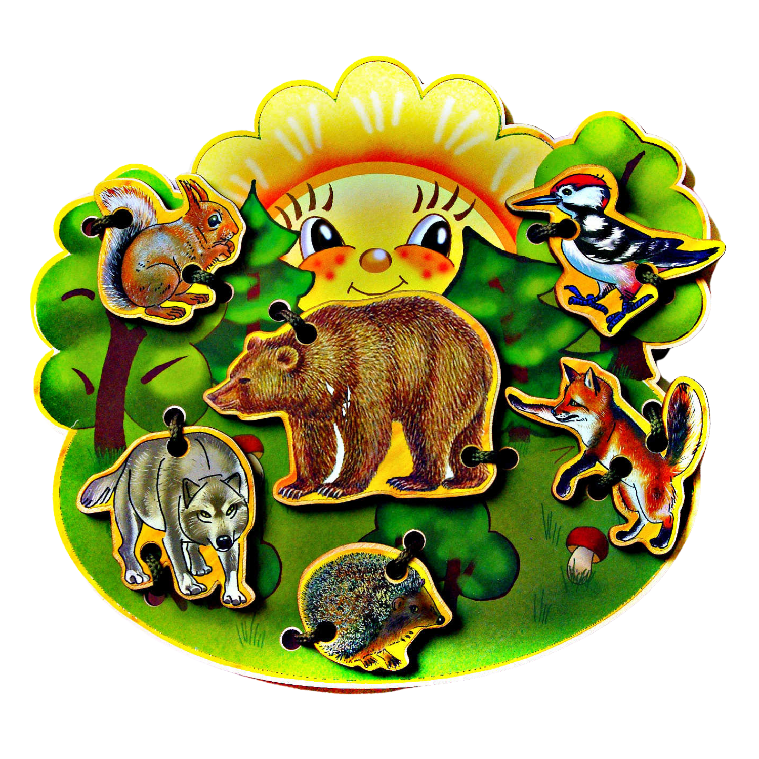 Игрушка Нескучные игры шнуровка В лесу - фото 1