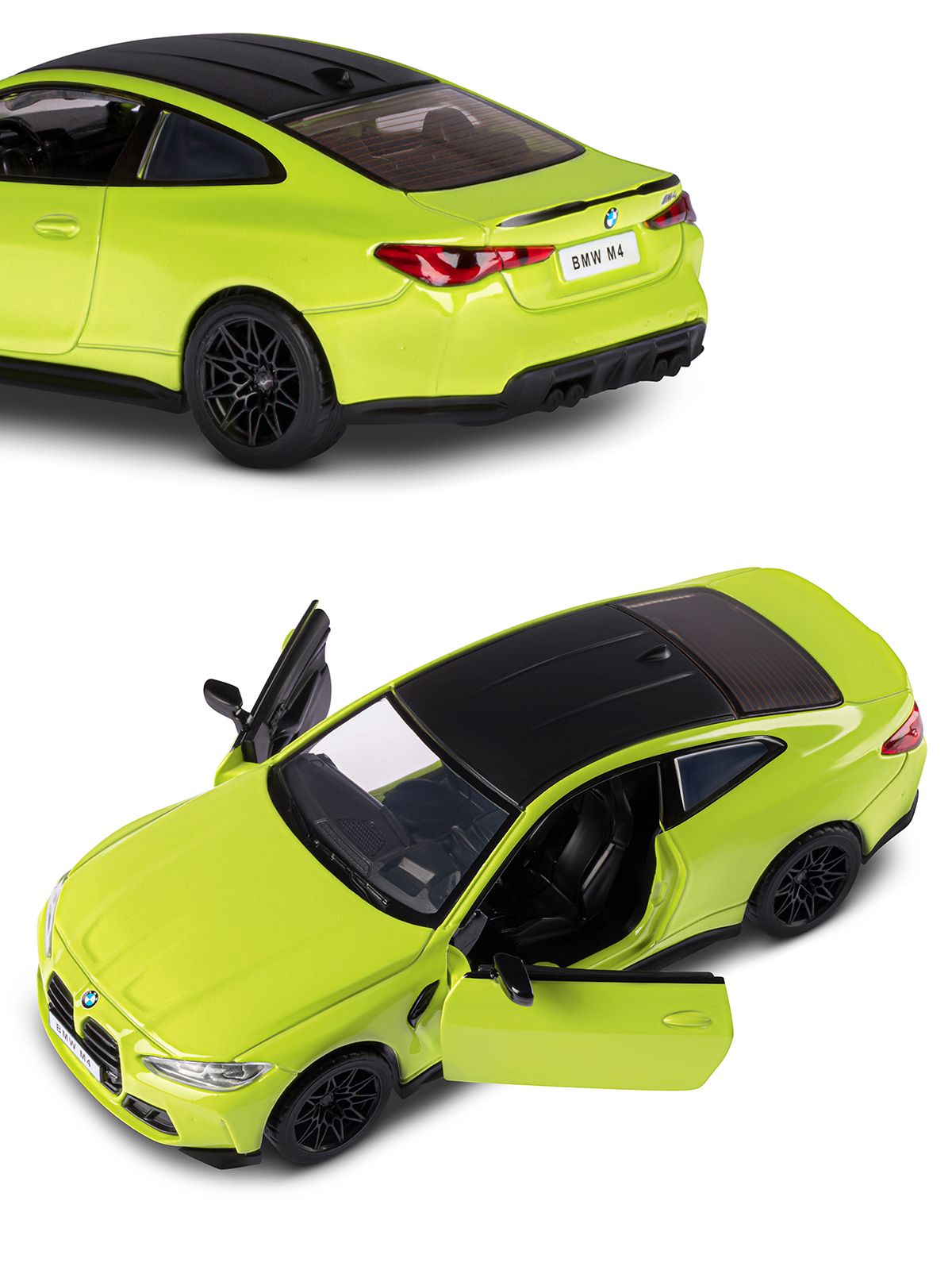 Автомобиль АВТОпанорама BMW M4 (G82) 1:32 JB1251595 - фото 14