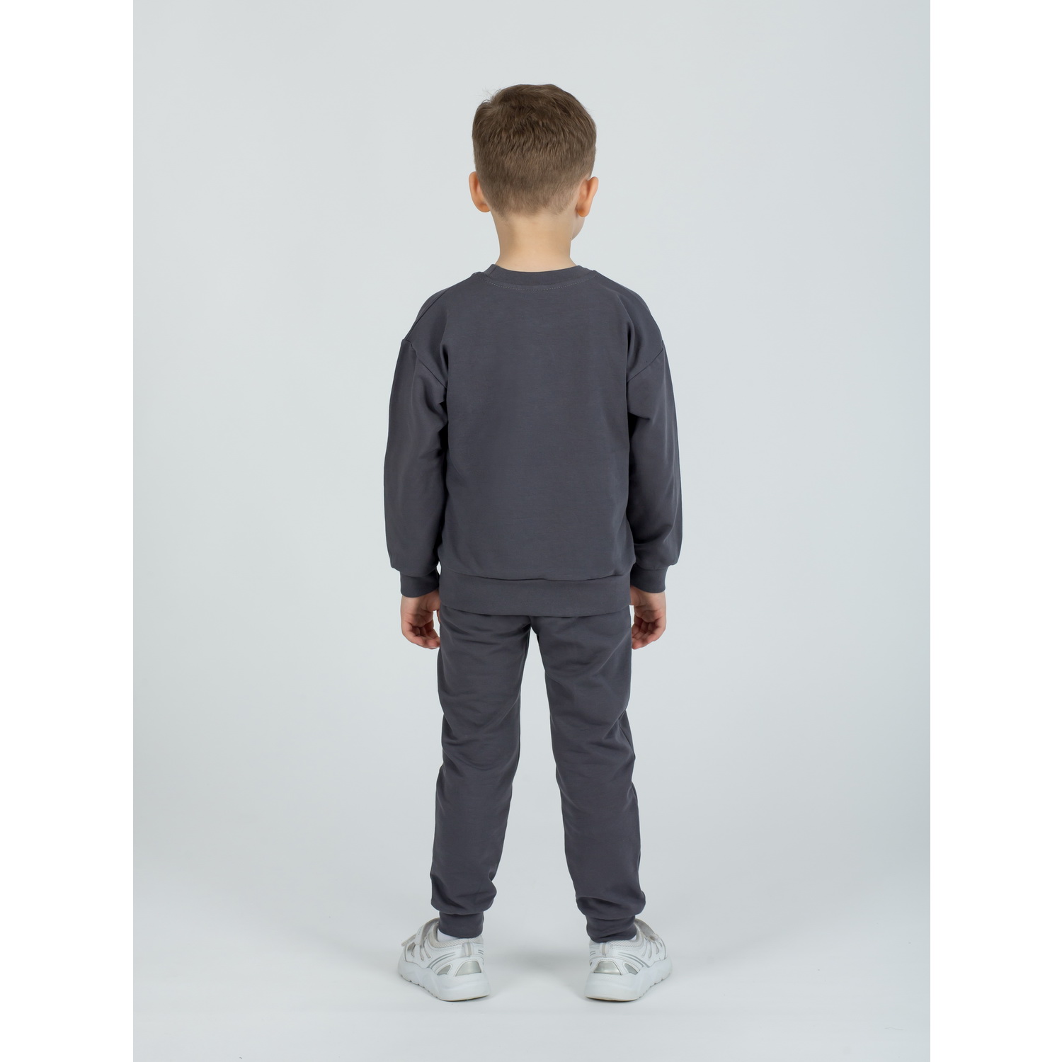 Костюм KiMMi co К-14087045г серый скейтер - фото 8