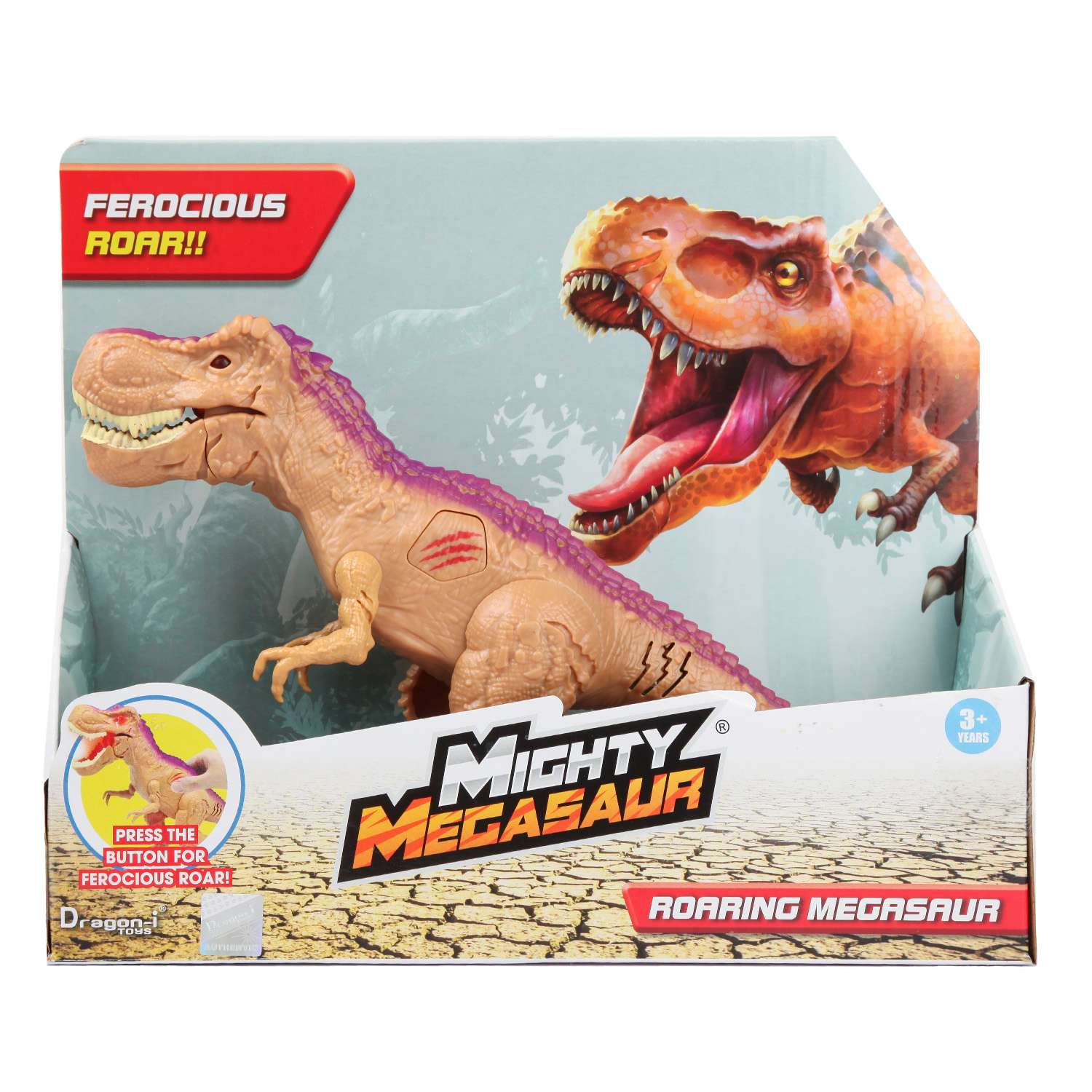 Фигурка Mighty Megasaur T-Rex Динозавр - фото 2
