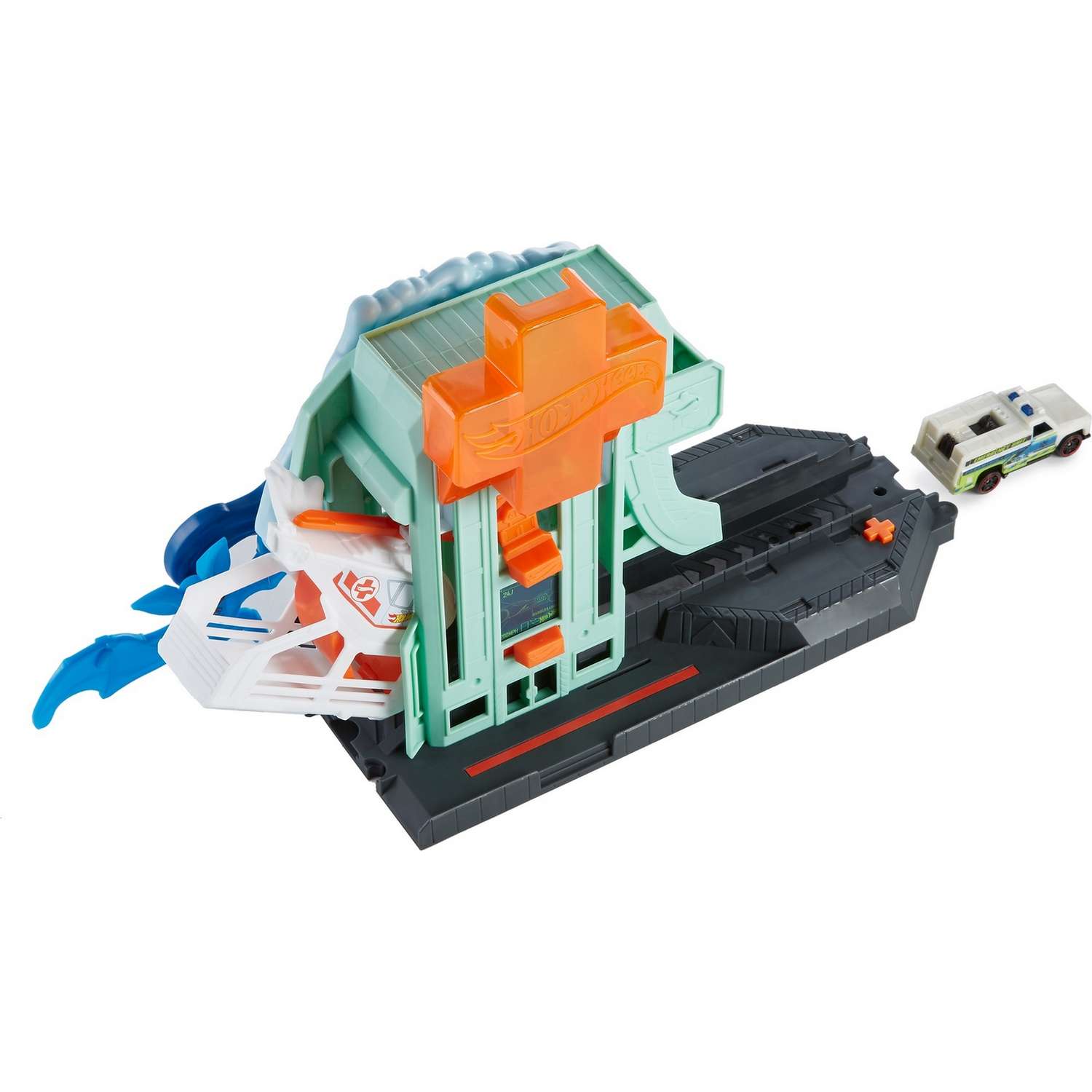 Трек Hot Wheels Атака летучей мыши с лифтом, многоуровневый FNB05 - фото 5