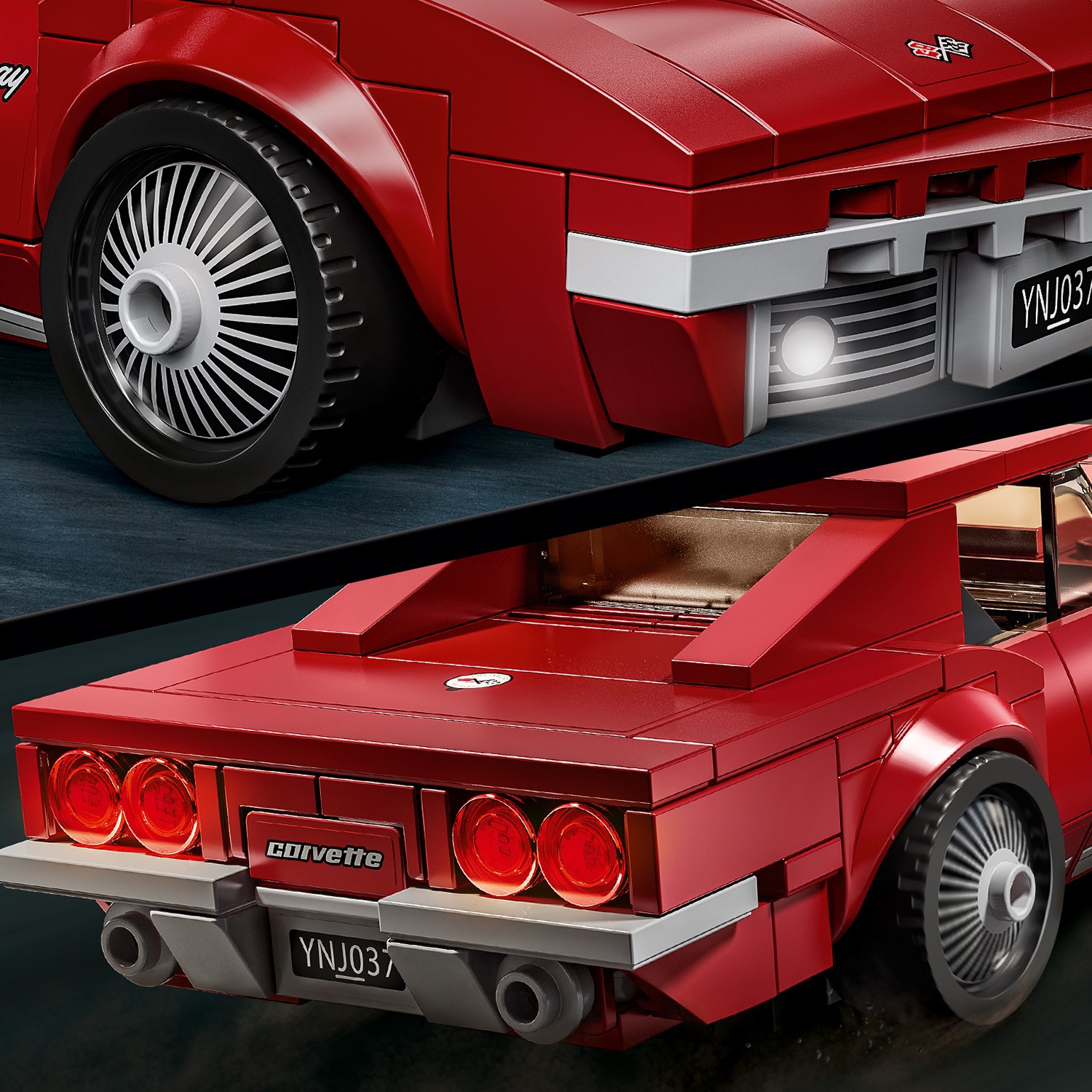 Конструктор LEGO Speed Champions Chevrolet Corvette блочный - фото 7
