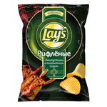 Чипсы Lays Лангустины в пикантном соусе рифленые 93г