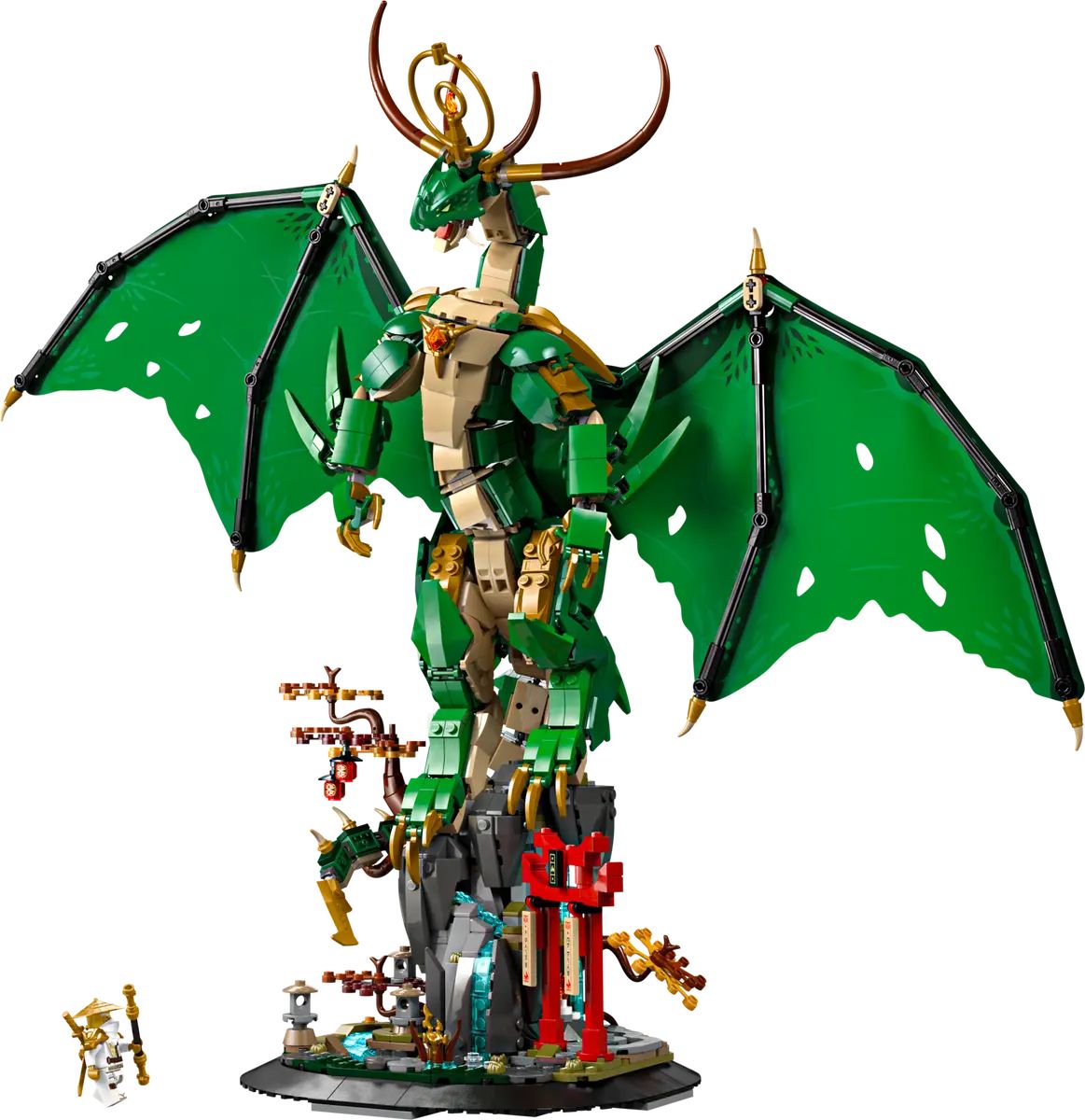 Конструктор LEGO NINJAGO Дракон-хранитель 1650 дет. - фото 2