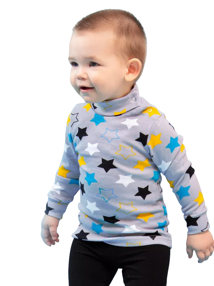 Водолазка TOTEMFOX 231РНАБ2(1)F/желтые звезды - фото 1