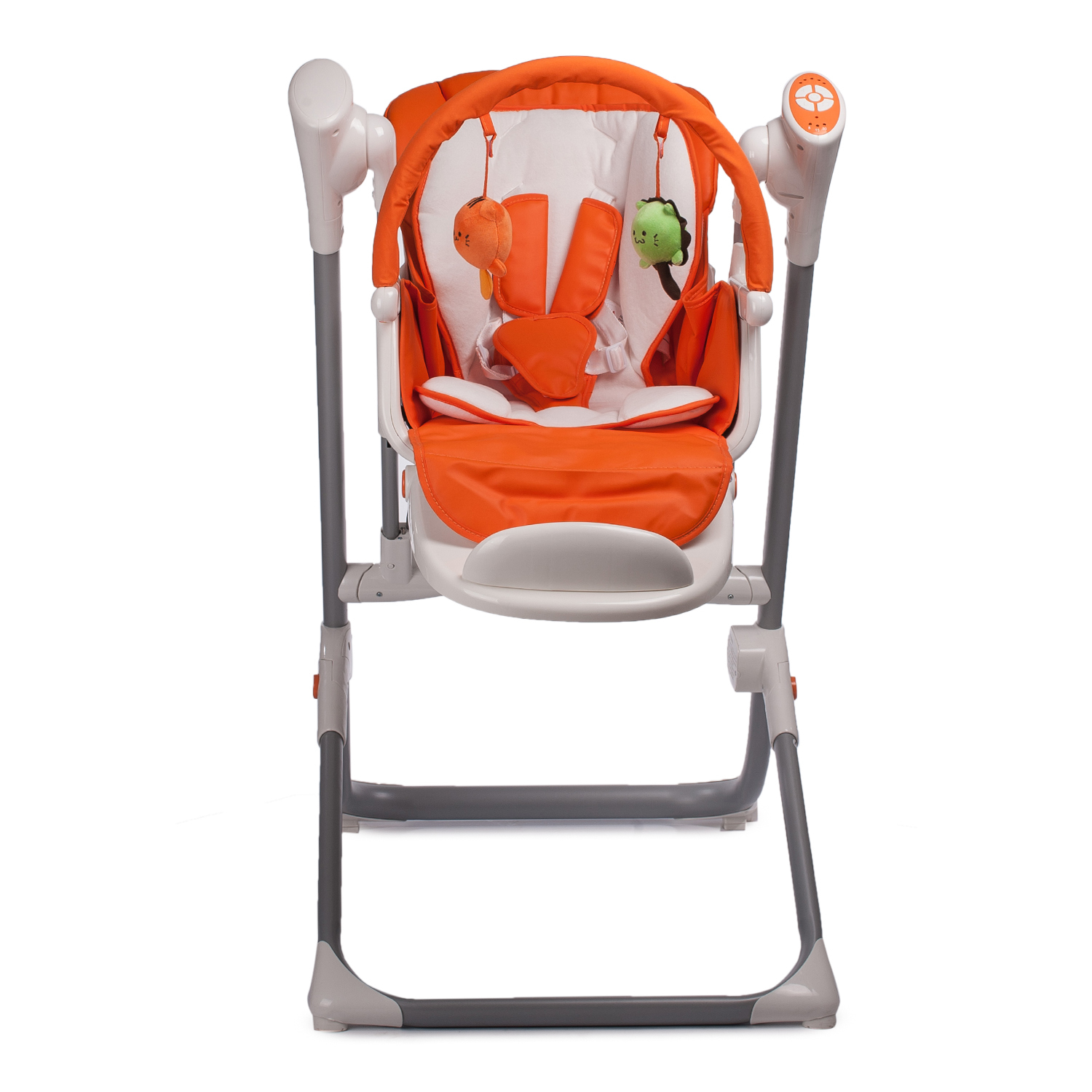 Стульчик для кормления Babyton Orange 2 в 1 - фото 8