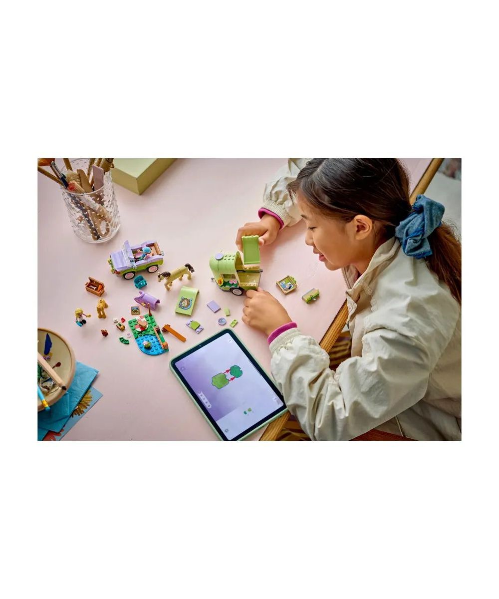 Конструктор LEGO Friends Фургон для лошади и жеребенка 279 дет. - фото 8