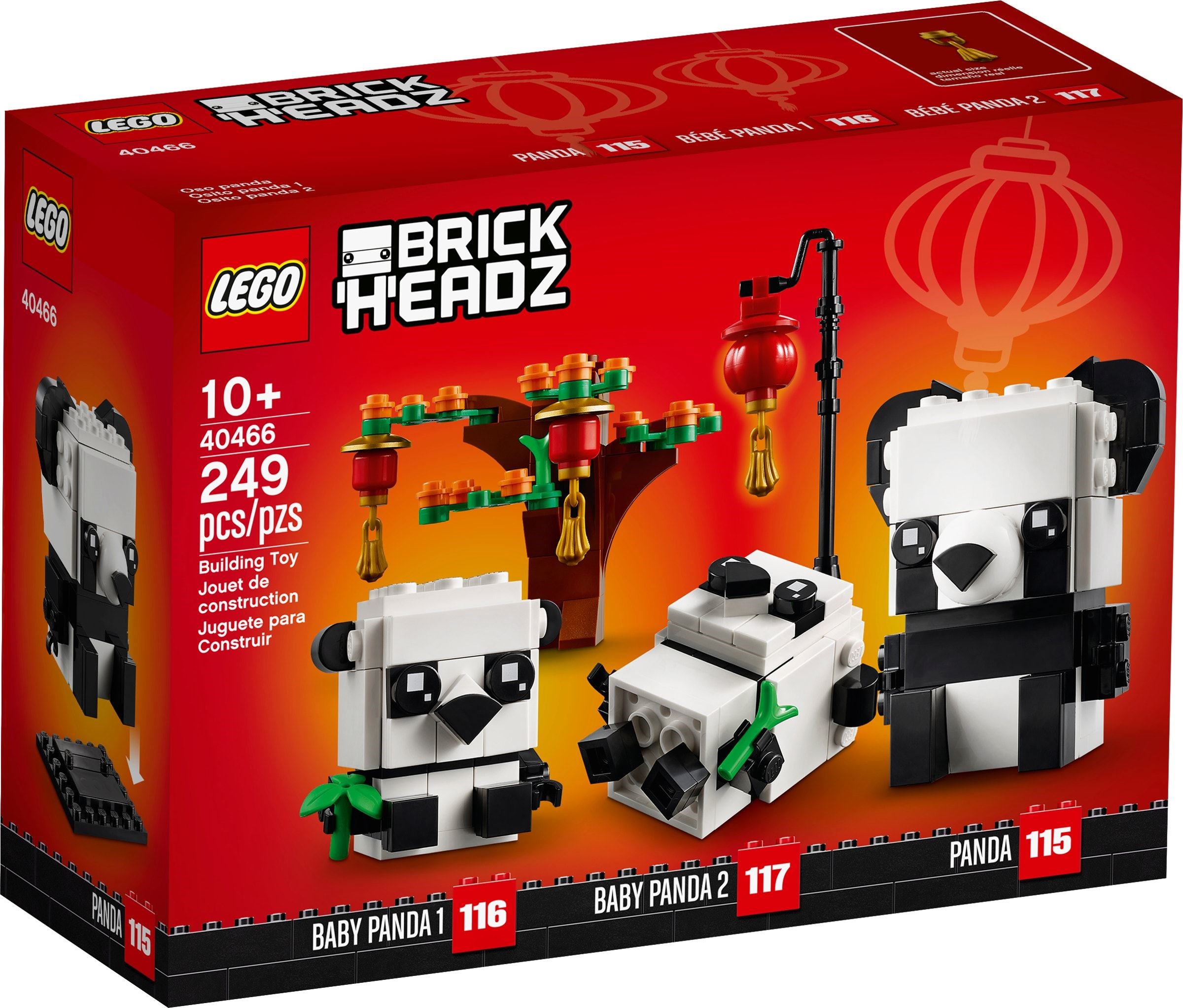 Конструктор LEGO BrickHeadz 40466 249 дет. - фото 1
