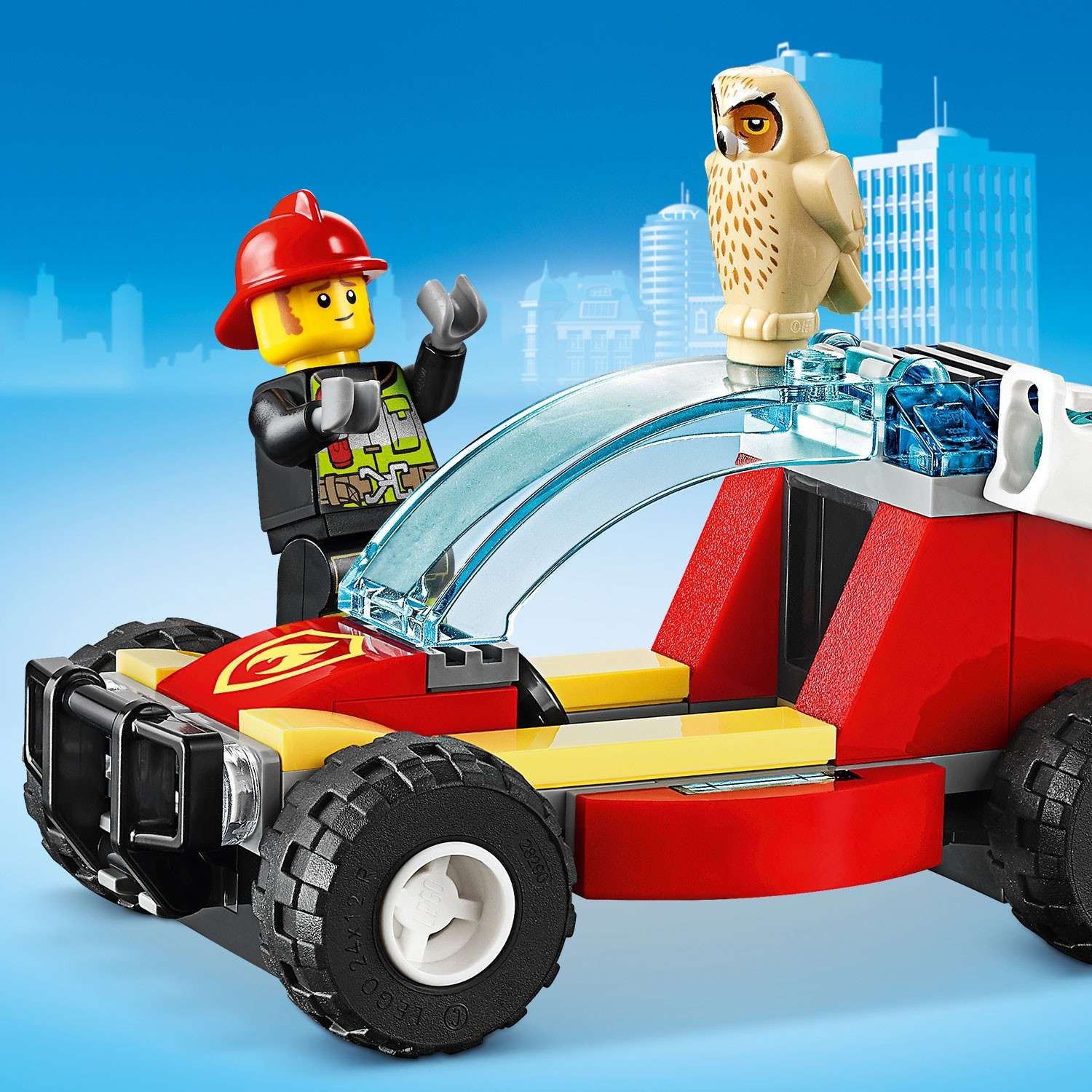Конструктор LEGO City Fire Лесные пожарные блочный - фото 10