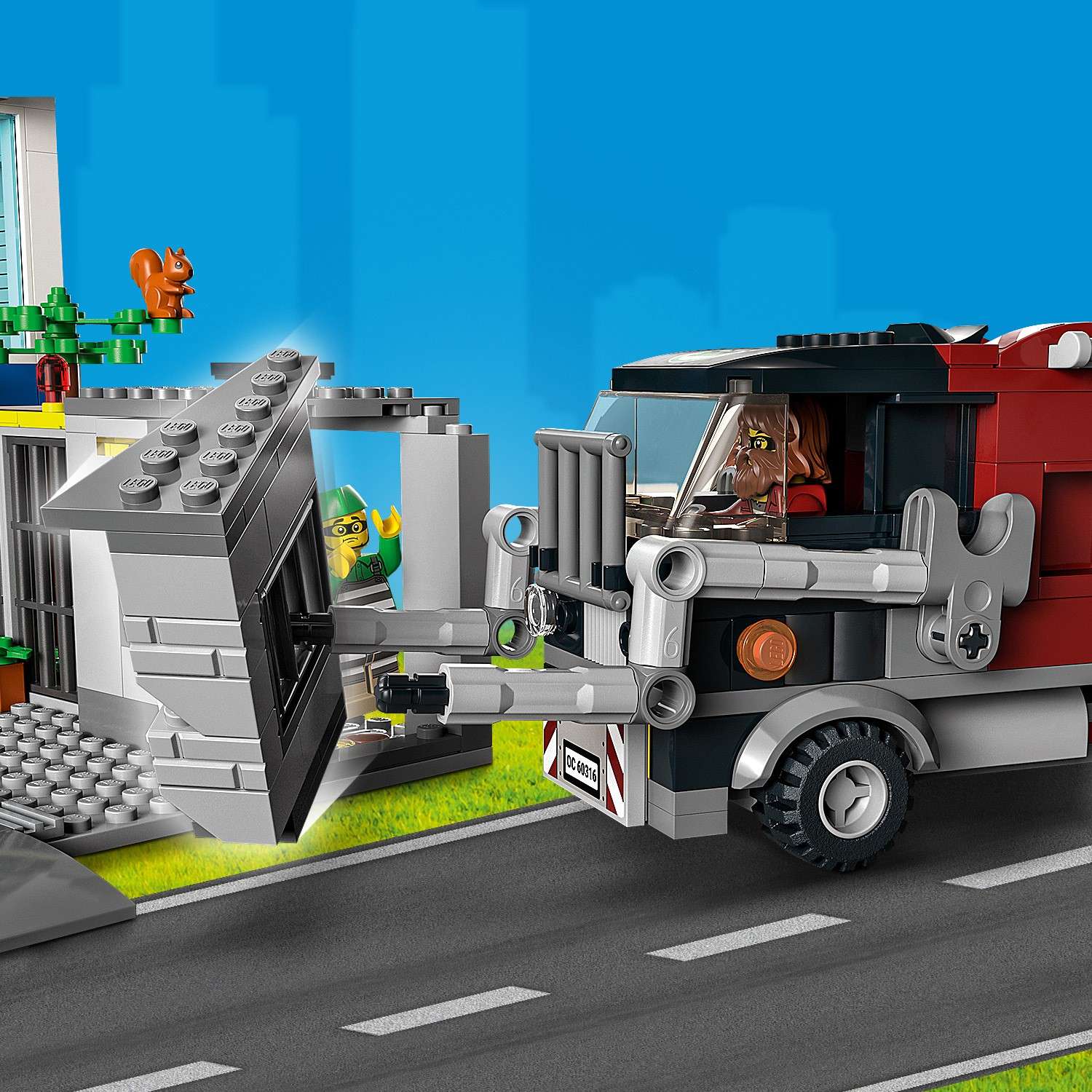 Конструктор LEGO City Police Полицейский участок блочный - фото 11