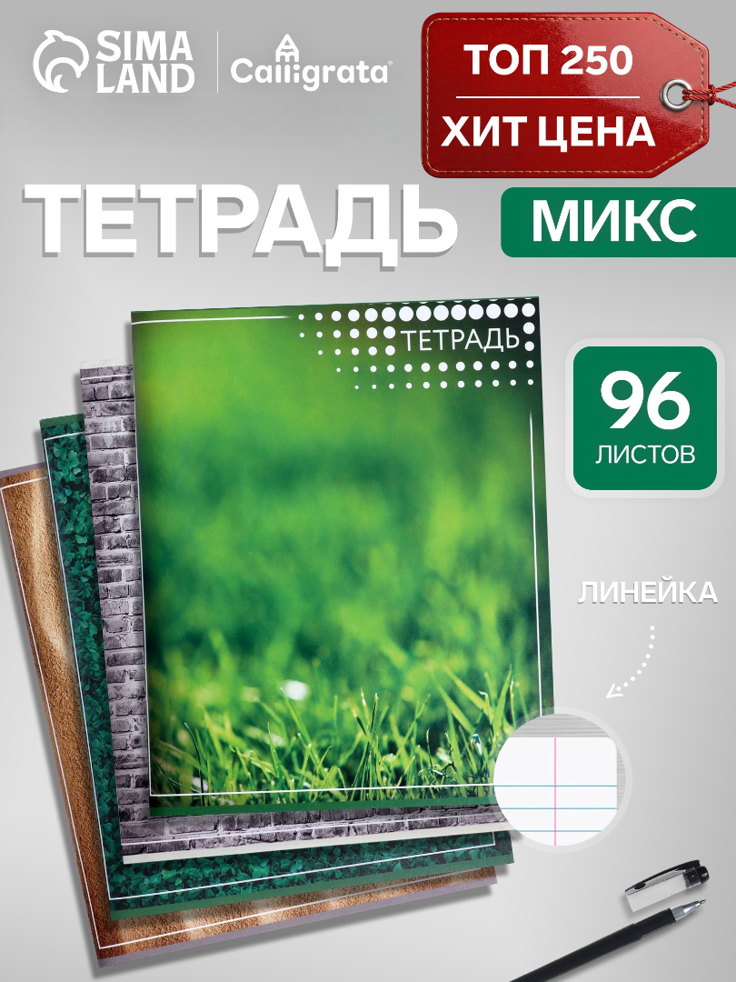 Тетрадь Calligrata клетка - фото 1