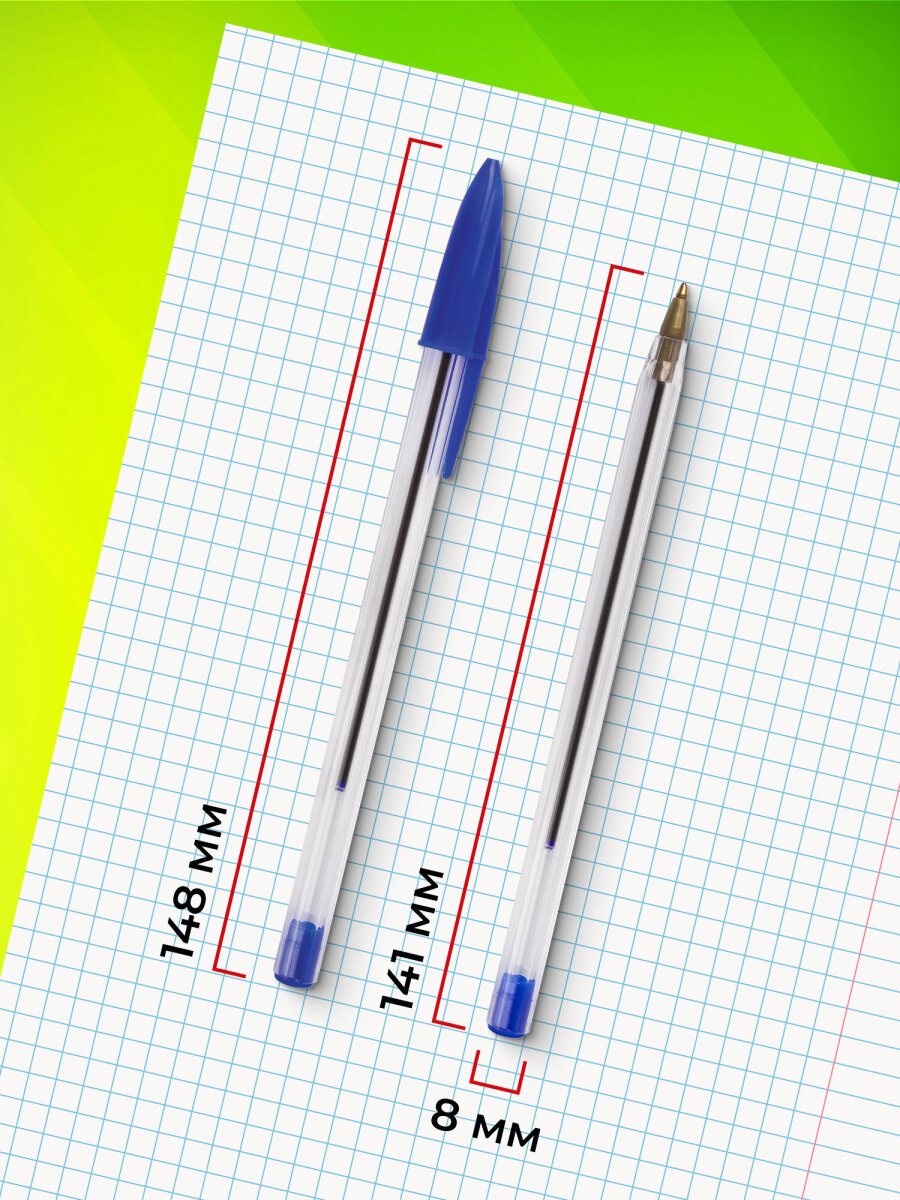 Ручка шариковая Staff 50 шт. - фото 4