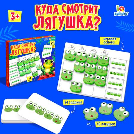Настольная игра IQ-ZABIAKA Куда смотрит лягушка