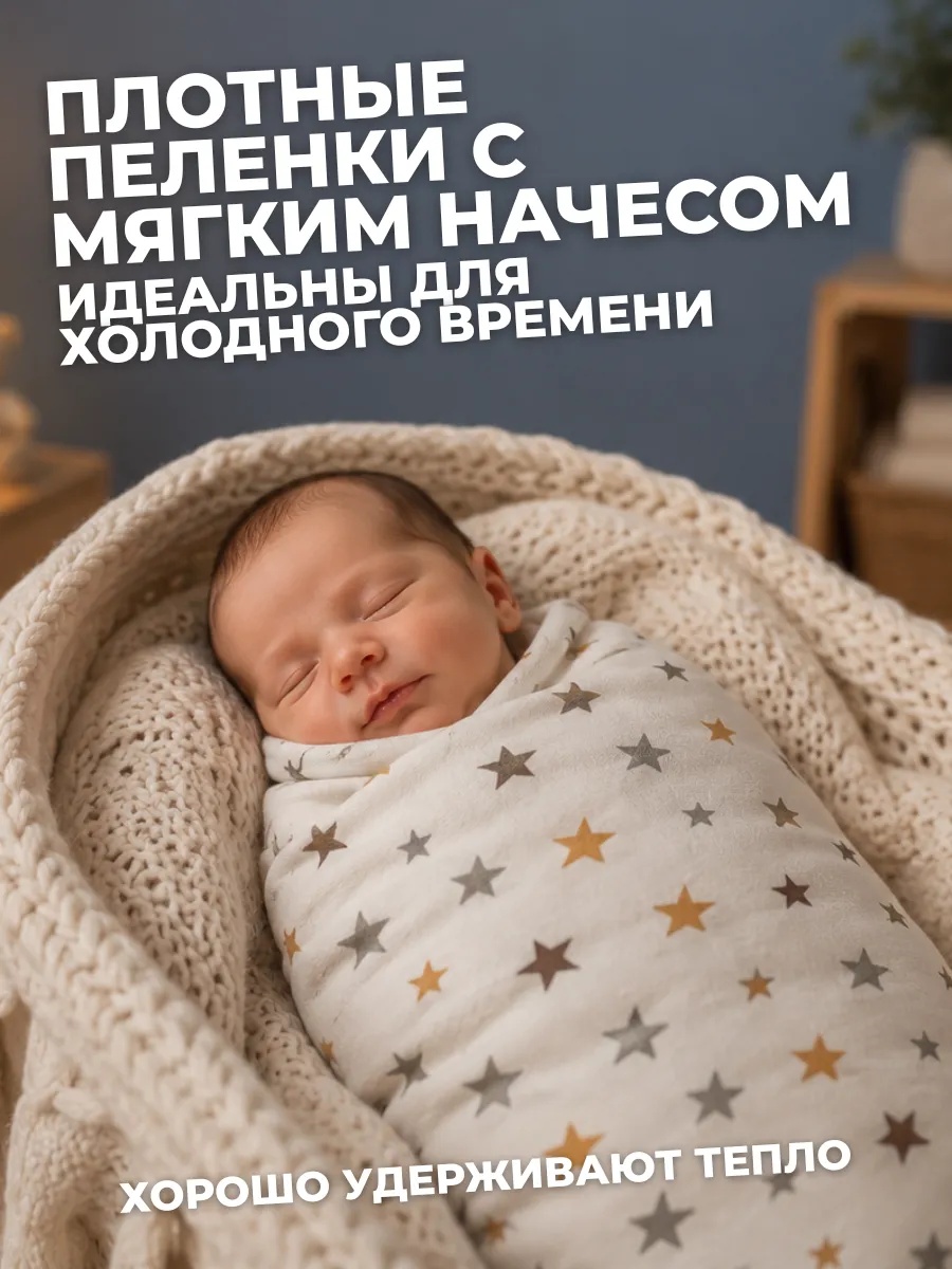 Пелёнка Bestroni 90х100 см 5 шт. - фото 5