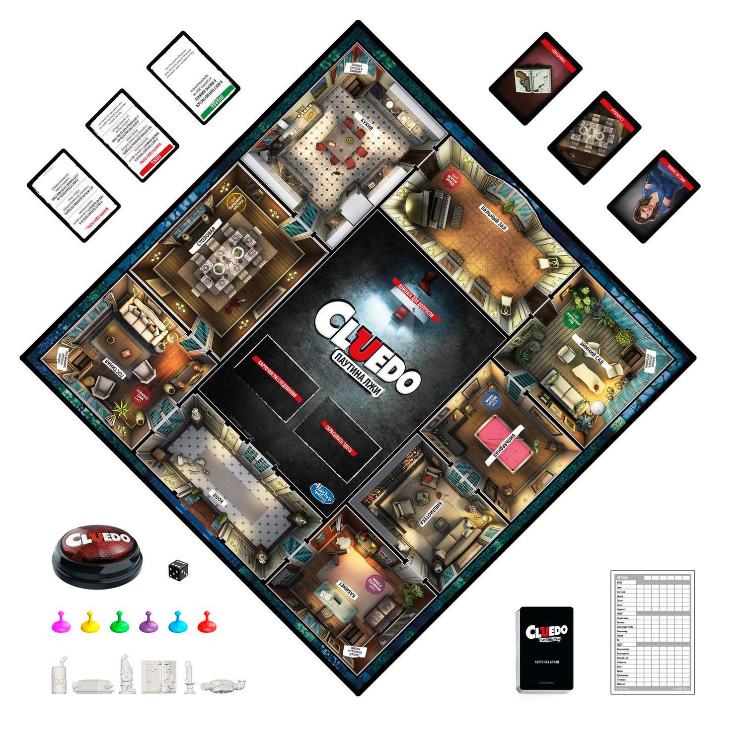 Настольная игра Hasbro Games Клуэдо Жулики - фото 4