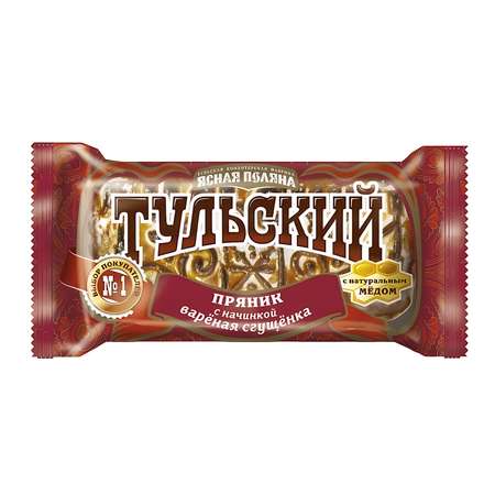 Пряник Ясная Поляна с начинкой вареная сгущенка 130г