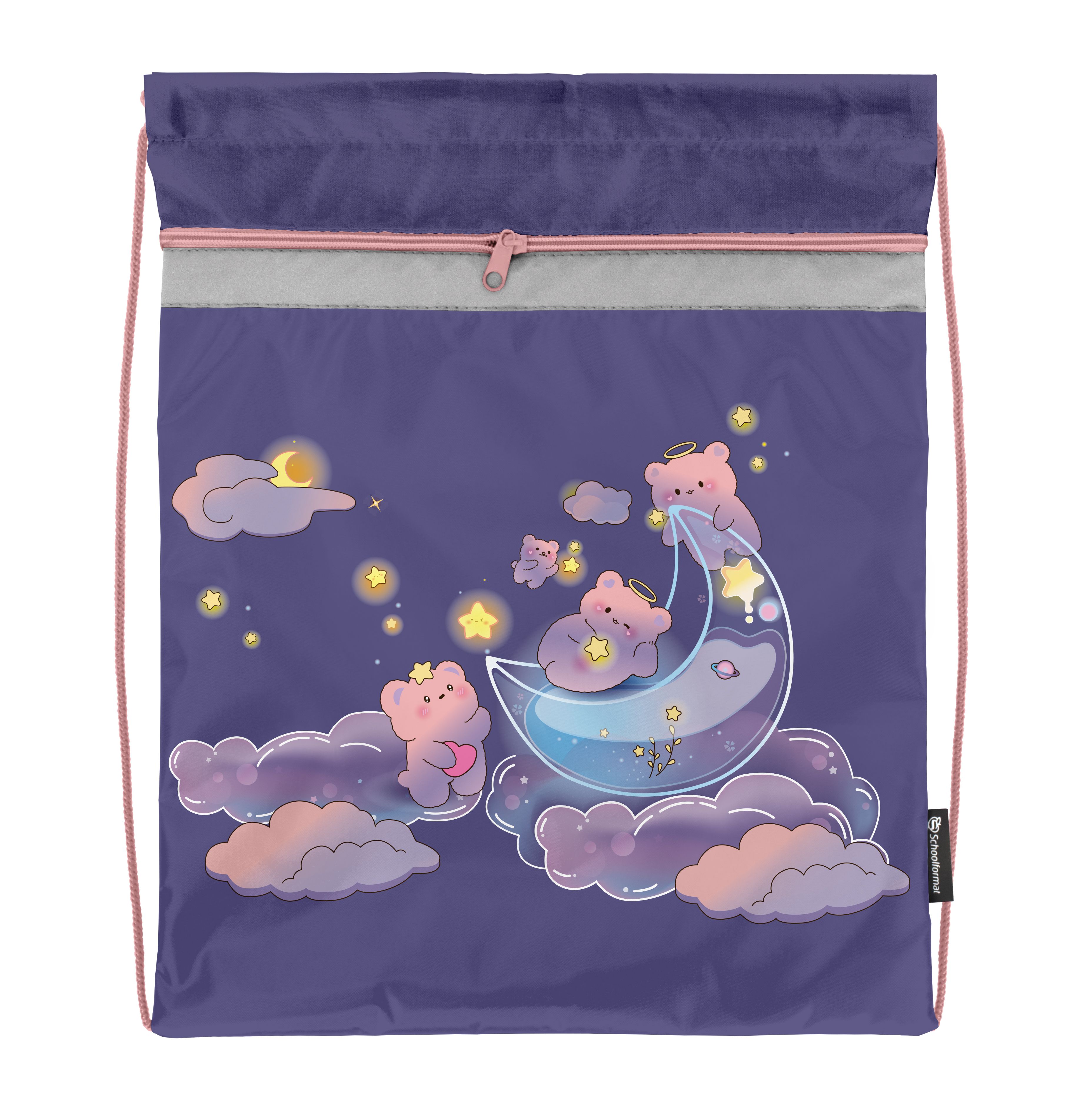 Мешок для обуви SCHOOLFORMAT Мишки - фото 1