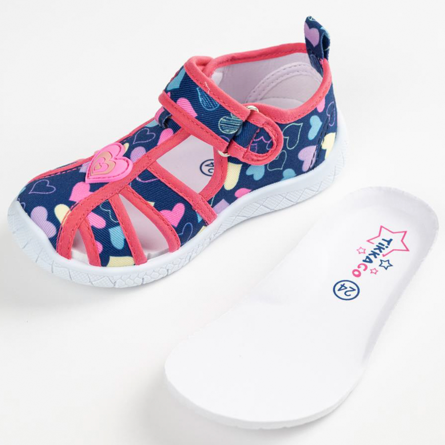 Сандалии TikkaGo 7N04_240846_navy-pink - фото 6