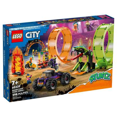Конструктор LEGO City Double Loop Stunt Arena блочный