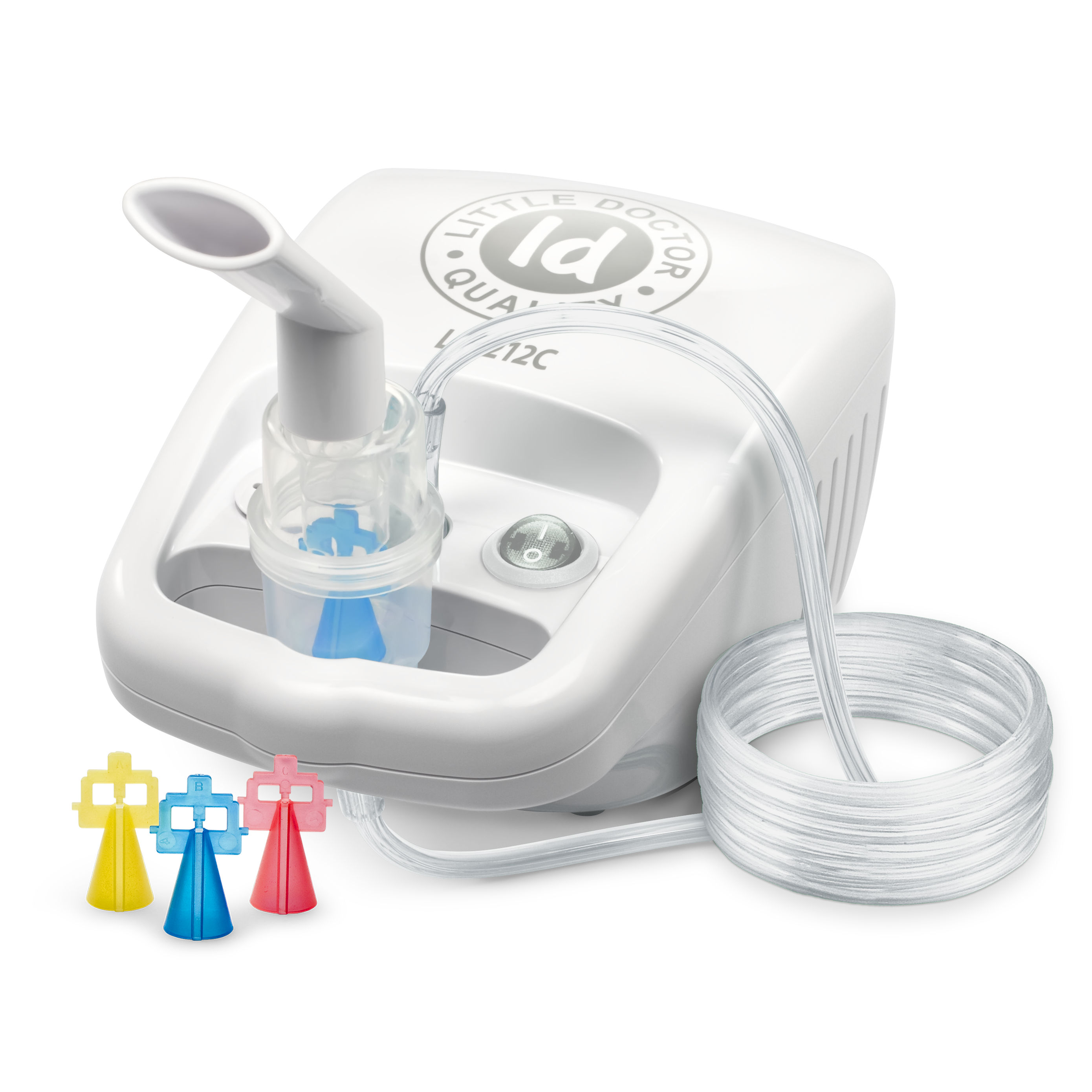 Ингалятор Little Doctor LD-212C небулайзер компрессорный бело-желтый - фото 1