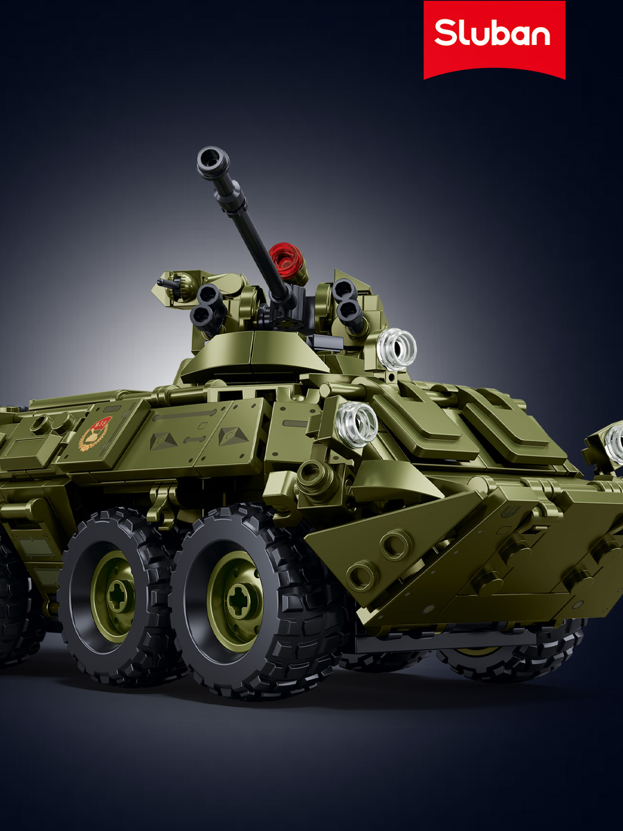 Конструктор SLUBAN Армия 619 дет. - фото 3