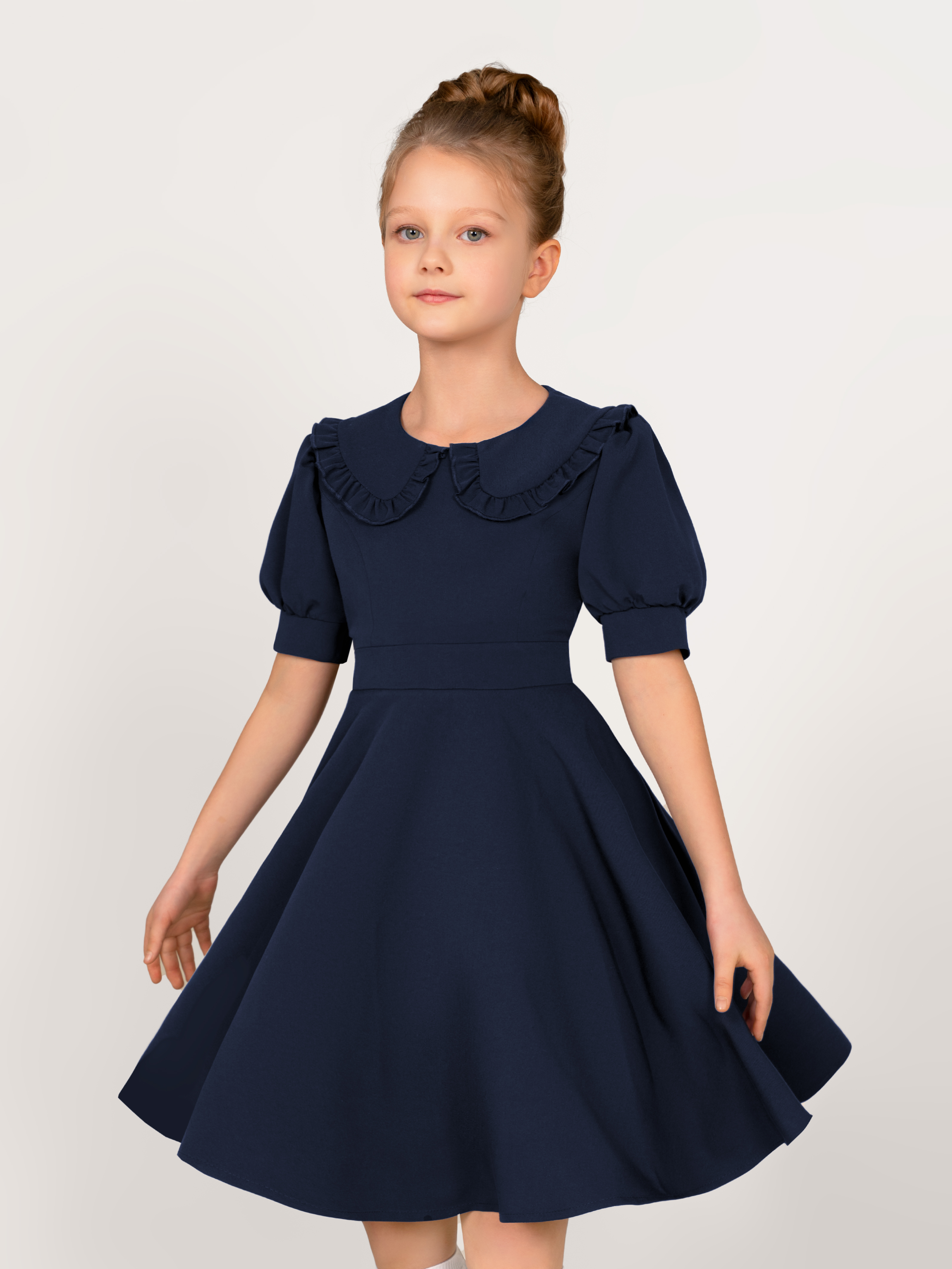 Платье ALISIA FIORI 177201BS/темно-синий - фото 11