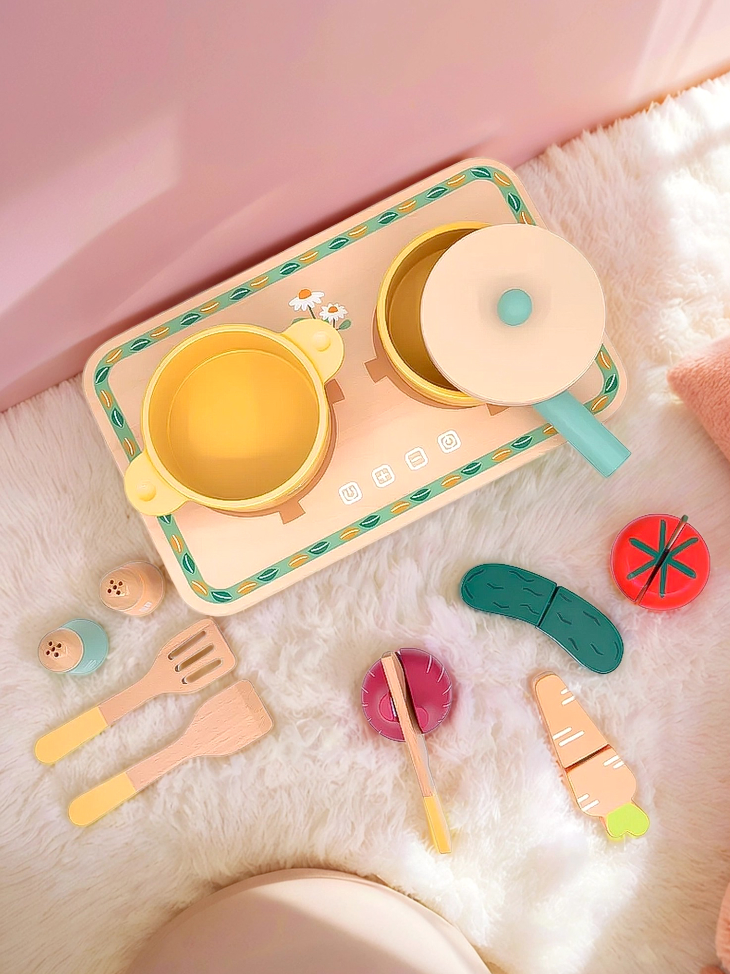 Игрушка Madliani плита, посуда, продукты - фото 2