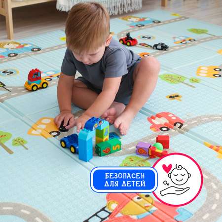 Коврик детский Emilly Toys игровой складной развивающий HT11