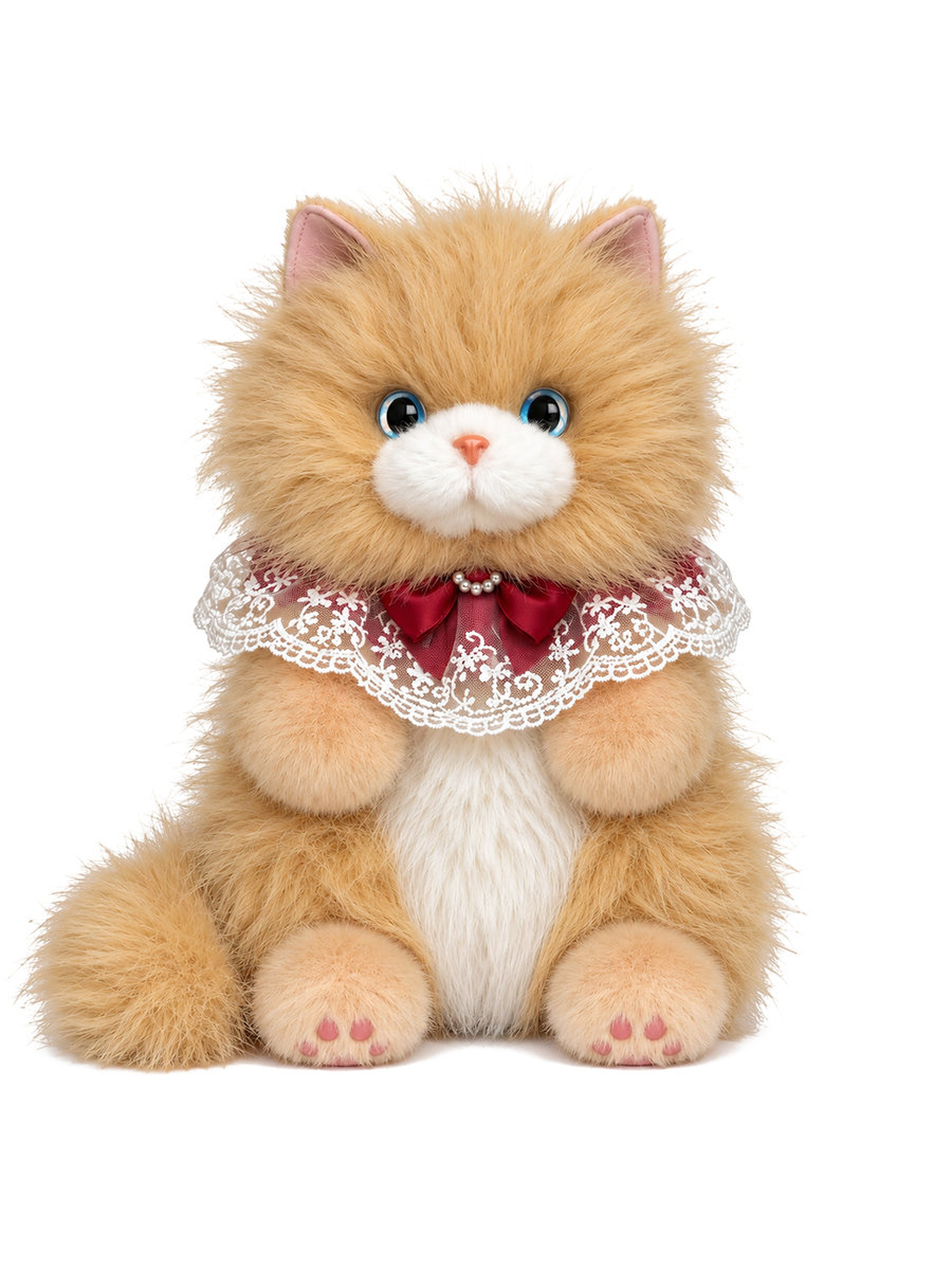Мягкая игрушка Maxitoys Кошечка рыжая 40 см - фото 1