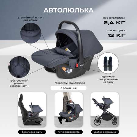 Коляска 3в1 Farfello Baby shell
