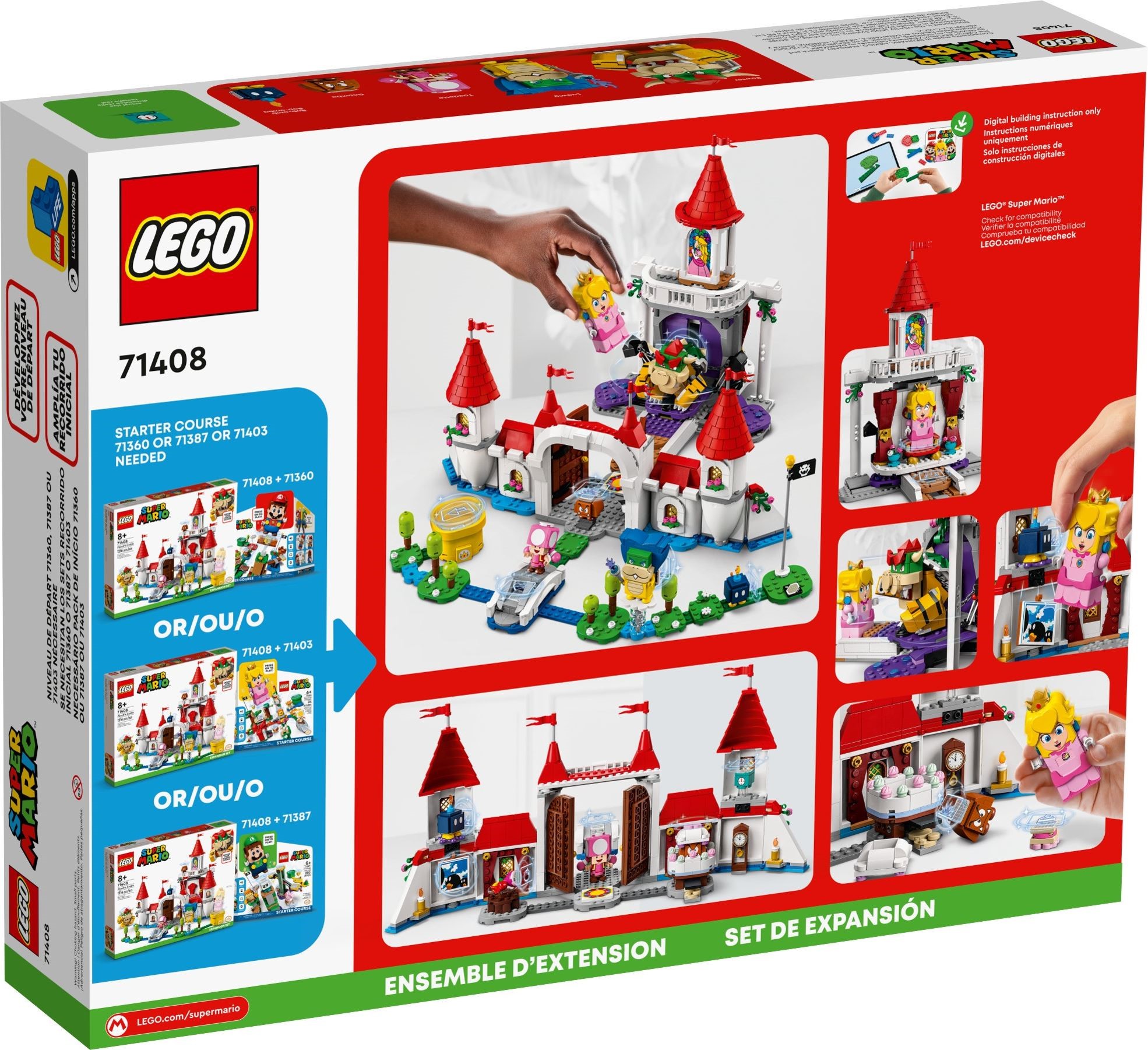 Конструктор LEGO Super Mario 71408 1216 дет. - фото 4