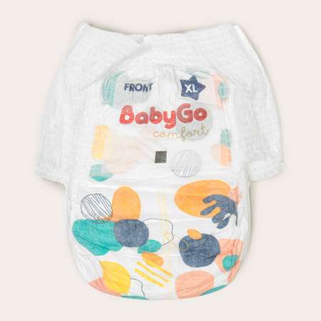 Трусики BabyGo Comfort для новорожденных XL (12-16 кг) 38 шт.