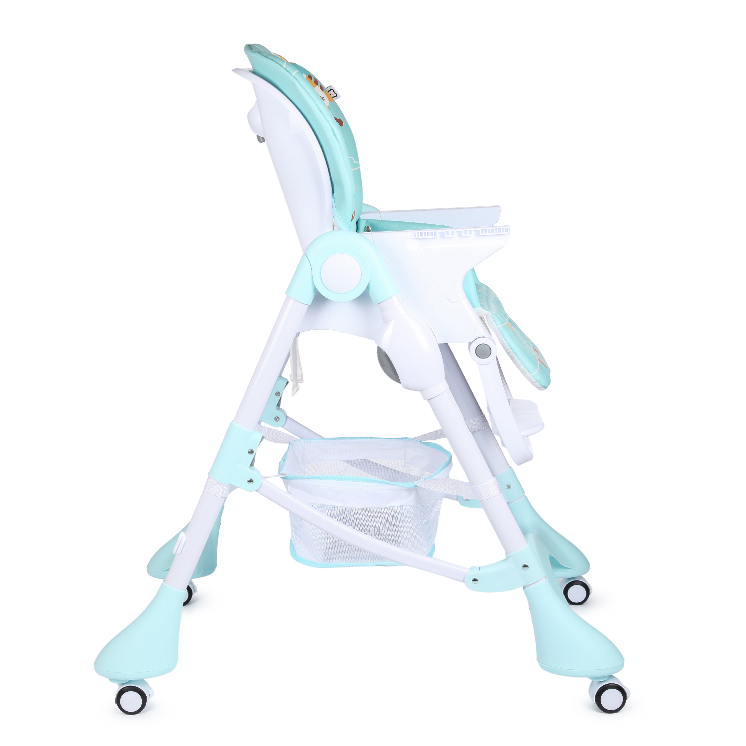 Стульчик для кормления Babyton Happy Animals Blue классический - фото 11