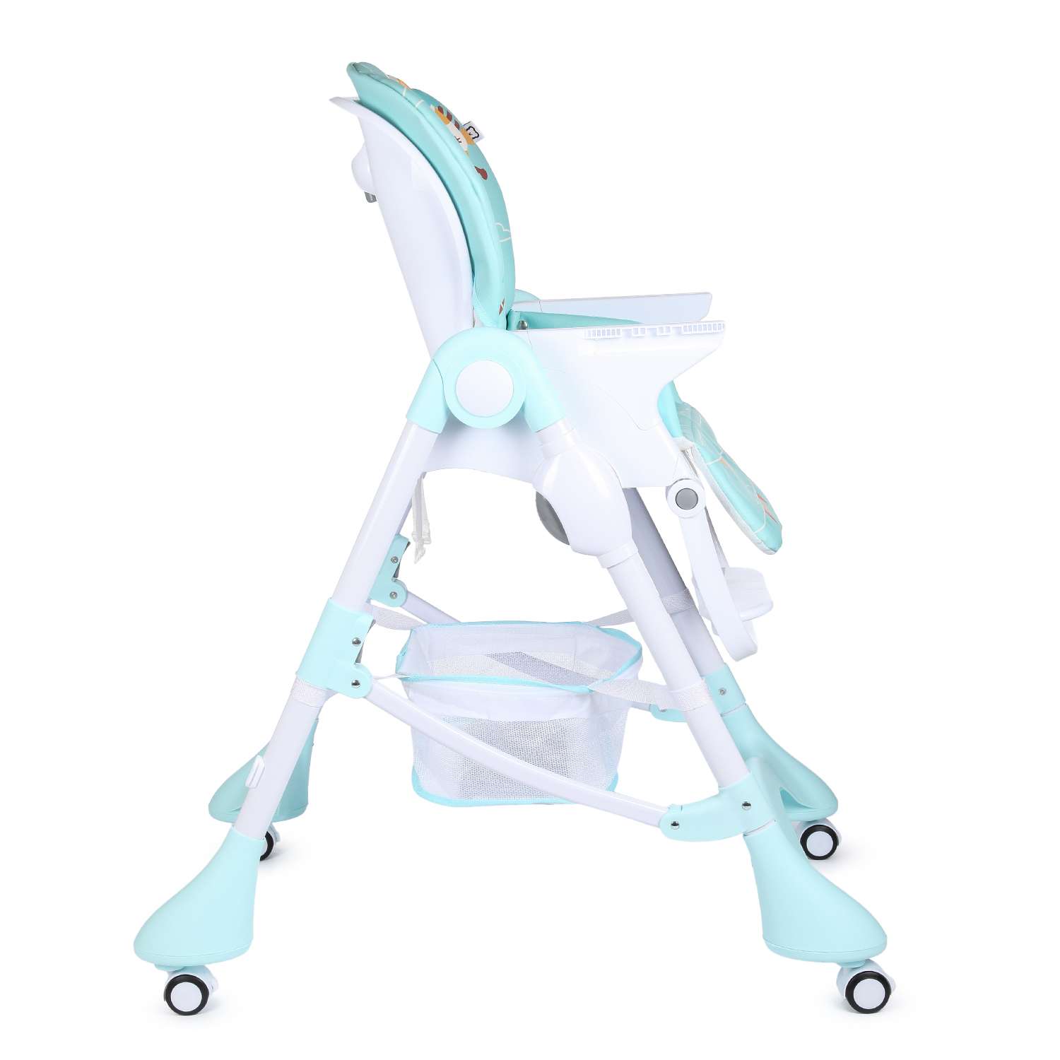 Стульчик для кормления Babyton Happy Animals Blue классический - фото 11
