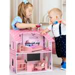 Домик для кукол PAREMO с мебелью