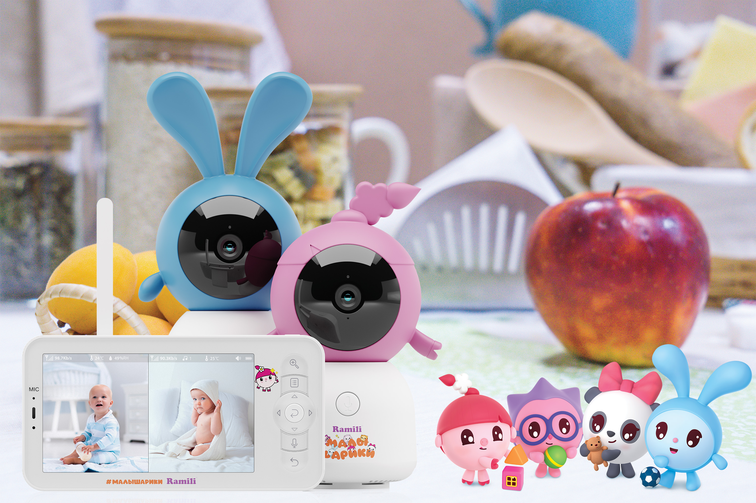Видеоняня Ramili Малышарики Нюша и Крошик - фото 18