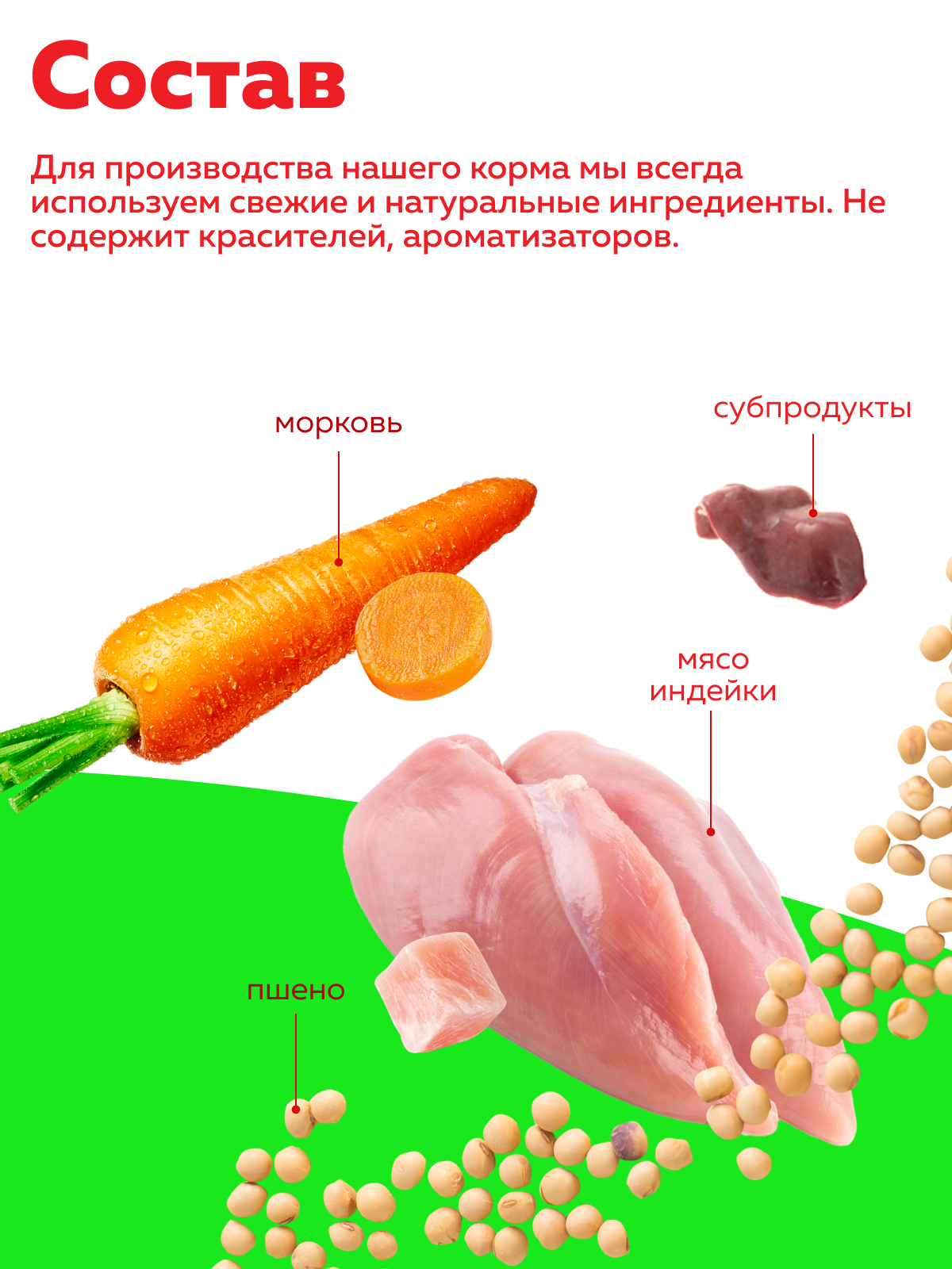 Корм влажный Зоогурман Big Dog Индейка с белым зерном - фото 4