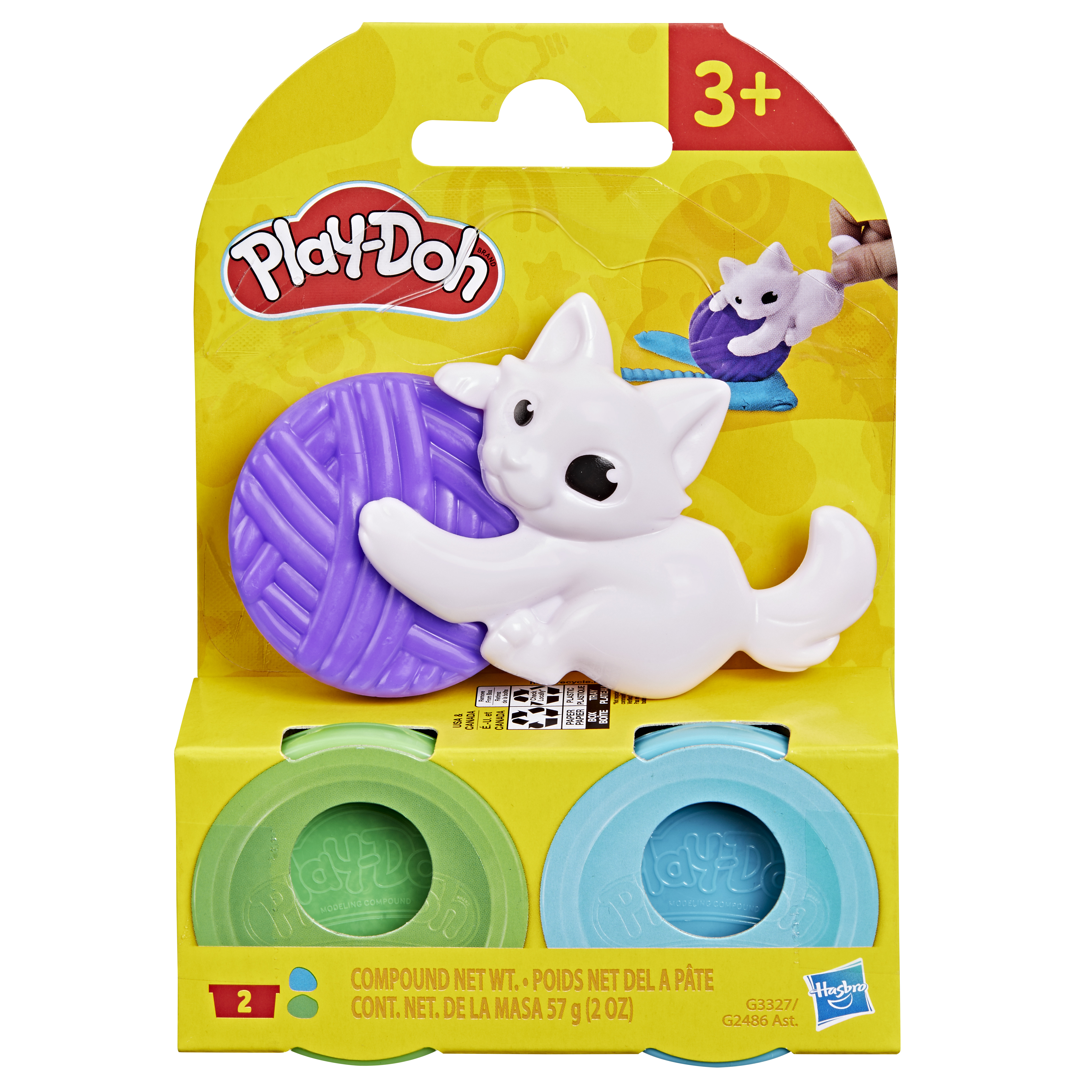 Масса для лепки Hasbro Play Doh питомцы Котенок - фото 2