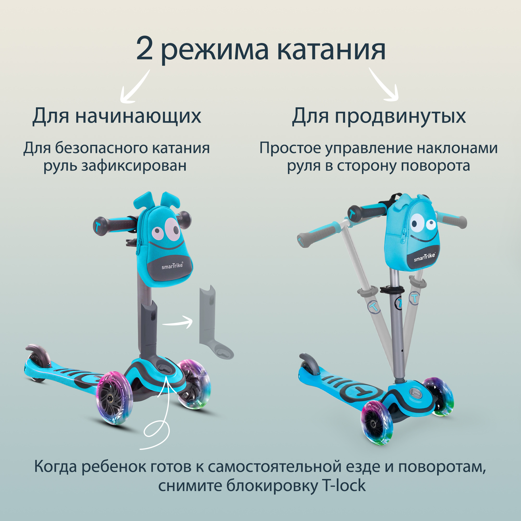 Самокат SmarTrike трехколесный - фото 7