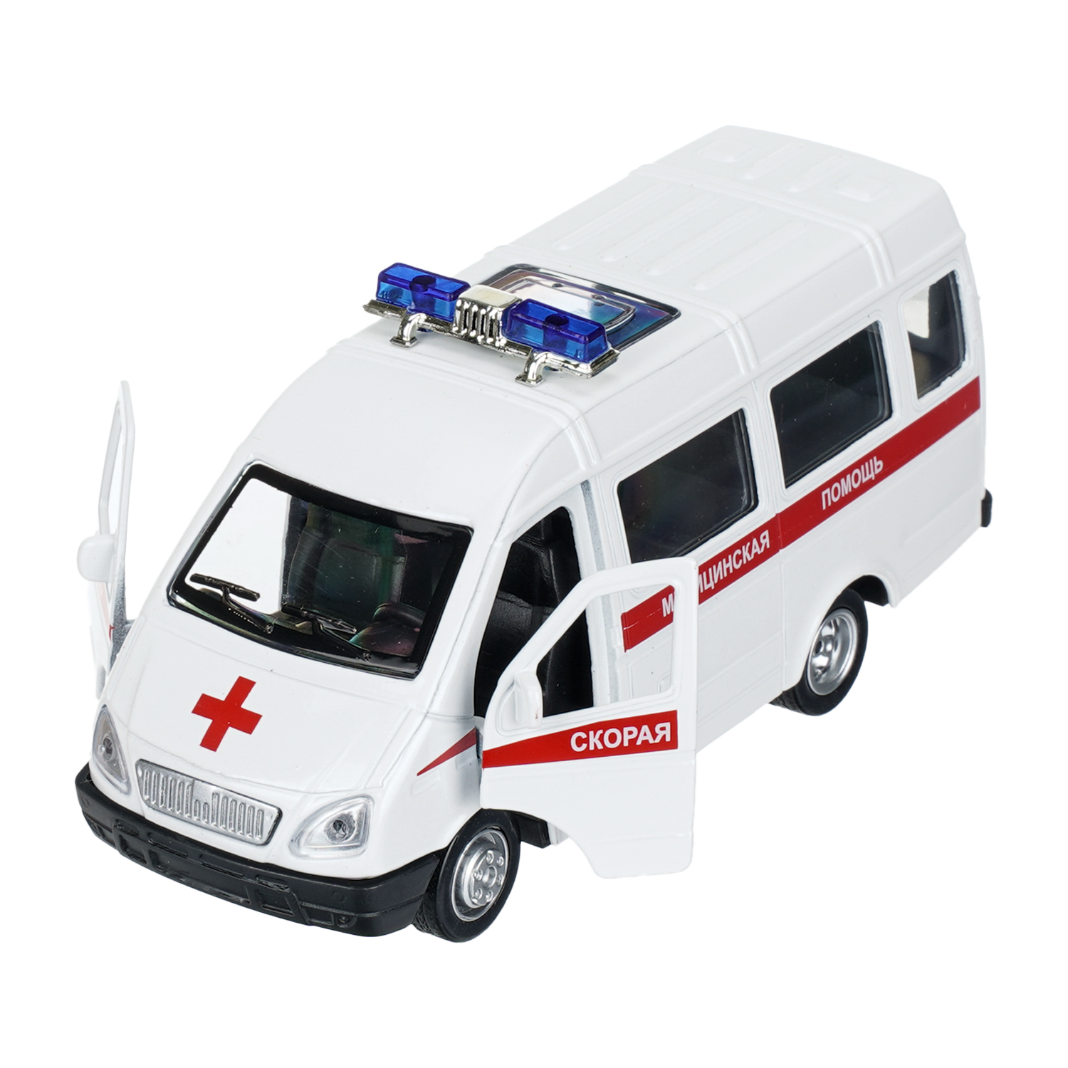 Игровой набор Технопарк ГАЗель Гараж Скорая 410503 - фото 8
