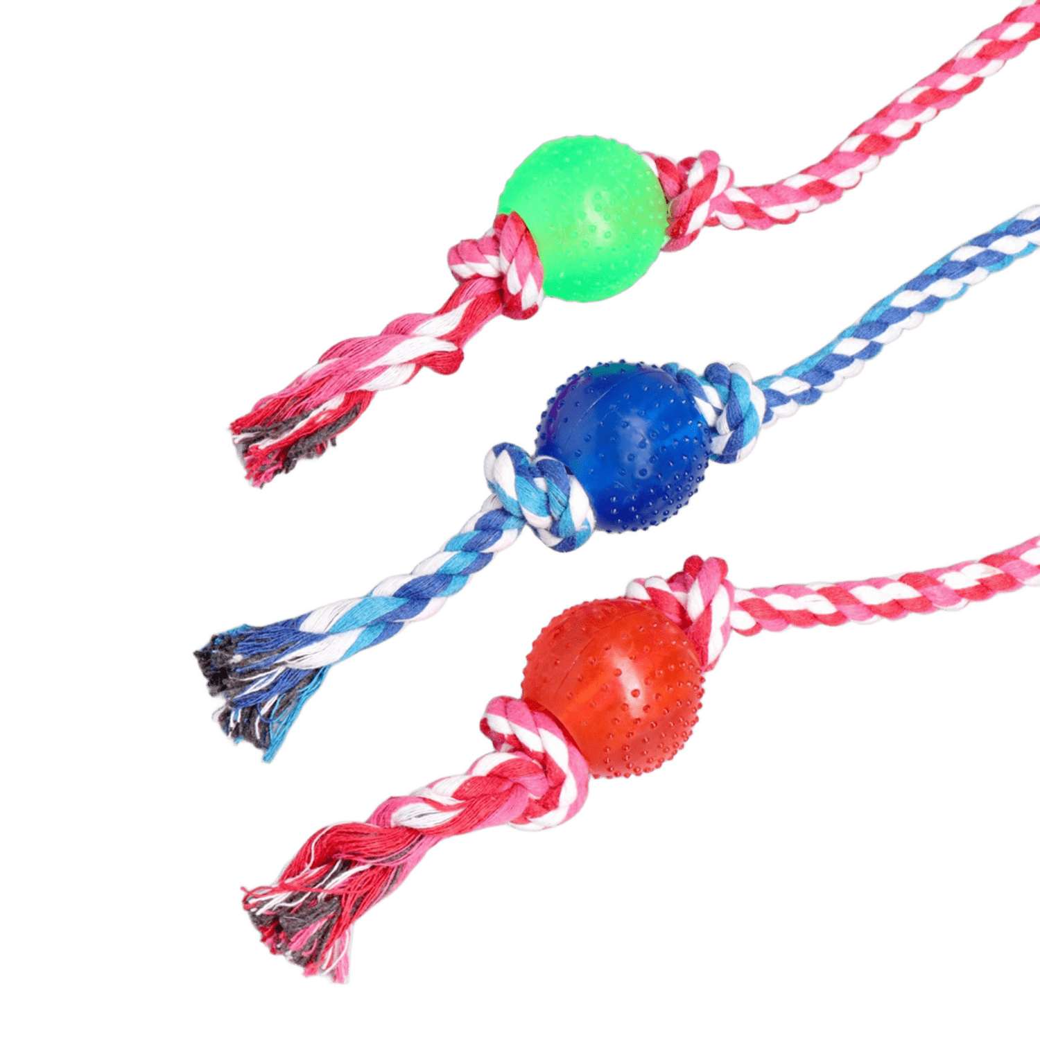 Игрушка-дразнилка для собак Пижон с мячиком в ассортименте - фото 1