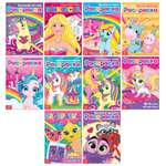 Набор раскрасок Буква-ленд для девочек А5 10 шт по 12 стр.