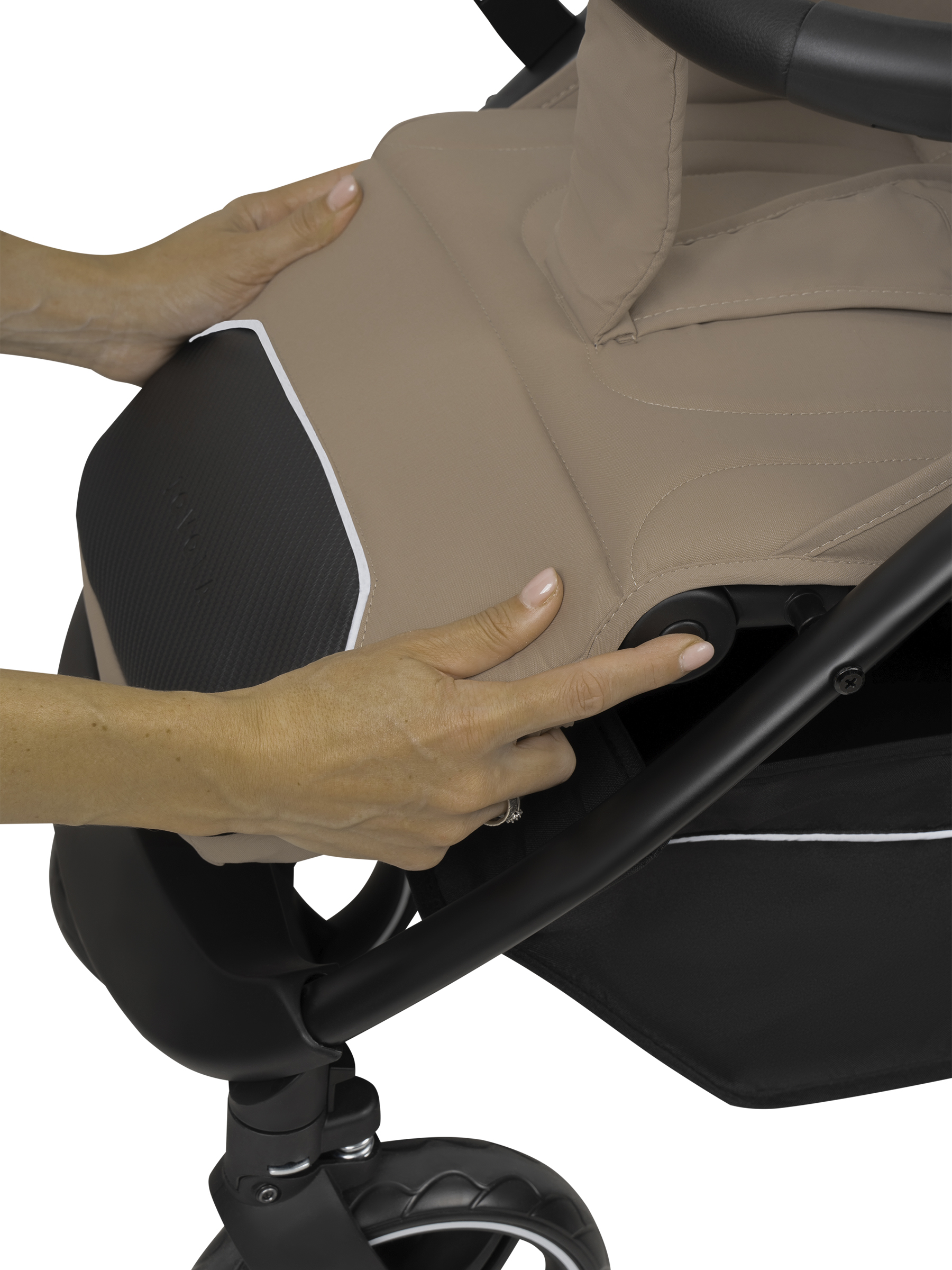 Коляска прогулочная JOVOLA SELENA 2026 всесезонная бежевый - фото 18