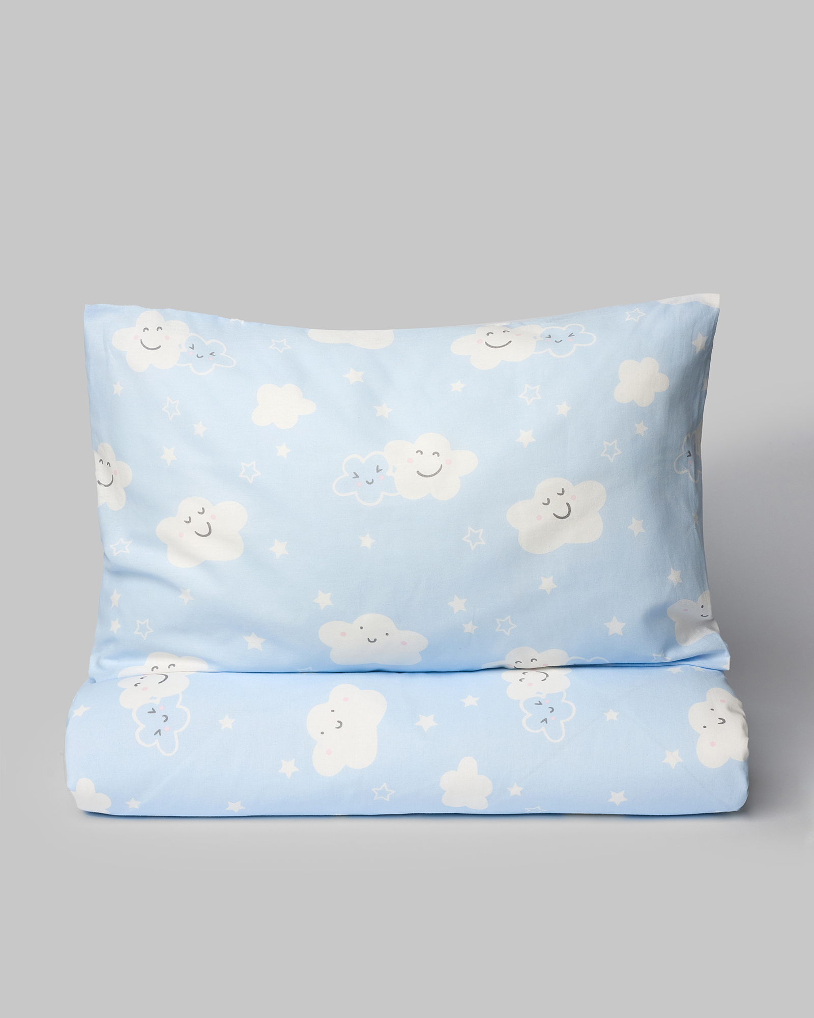 Комплект постельного белья FUTURINO Home Милые облачка 2 предмета 309205 - фото 1