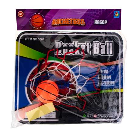 Игровой набор 1TOY Баскетбольный щит с мячом