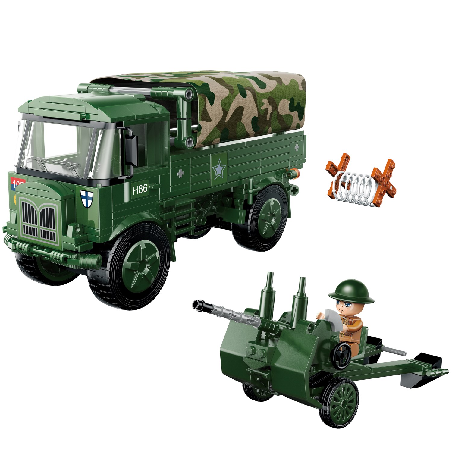 Конструктор QMAN WORLD WAR II сборная игровая модель - фото 4