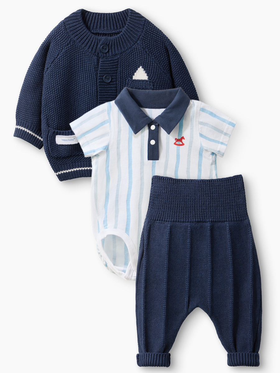 Комплект Happy Baby 90159-0_blue(stripe) - фото 4